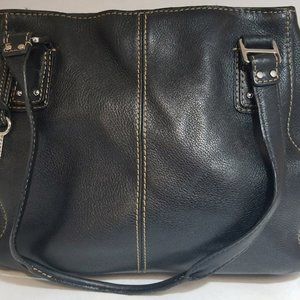 Fossil Black Leather Shoulder Bag